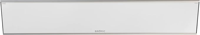 Bromic Platinum Smart Heat Marine 4500W Electric Patio Heater - Radiant Infrared, 220V-240V, White Finish - BH3622003