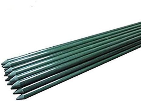 48inch Plant Stakes 20pack, 5/16 Inch Dia Garden Stakes, Garden Poles Tree Stake Cucumber Potato Stake Fence Stake Never Rust, 4ft Long