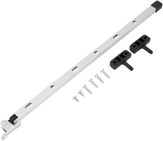 Manual Window Opener Kit, Greenhouse Window Opener with Adjustable Ventilation Aluminum Roof Vent Control Tool Easy Installation Stay Bar Gardening Agriculture Accessories