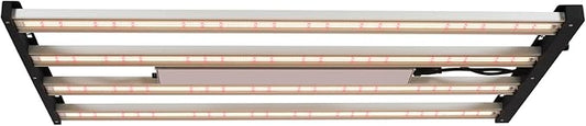 BLOOMINGREEN 480W LED Grow Light for Indoor Plants Full Spectrum,with Samsung LM301B Diodes,Daisy Chain,Dimmable Plant Growing Light for Commercial Growing Farm Greenhouse Grow Tent,Coverage 4X4ft