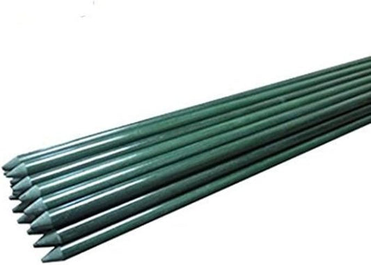 1/4'' X 60'', Pack Of 20, Garden Stakes, Plant Stakes, Tomato Stakes , Never Rust/rot, Better Than Wood Stakes and Bamboo Stakes, Green