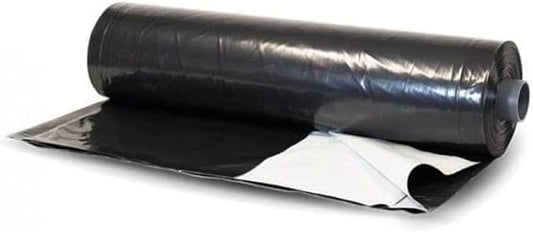 Farm Plastic Supply - Silage Tarp Black/White Plastic Sheeting - 8 Mil - Heavy Duty Polyethylene Plastic Tarp for Silage Cover, Bunker Cover for Farming, Agriculture, Ground Covering (24' x 75')