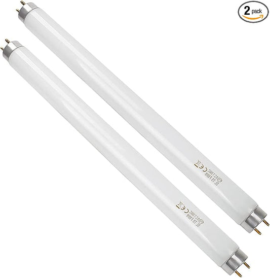 Ultraviolet Tubes 10W 2-Pack for Electric Bug Zapper, Mosquito Insert Killer, Home Pest Control UV Light Tube Electronic Lamp, Replacement UV T8 Lamp Bulb Light Tube for 20 Watt Insect Killer