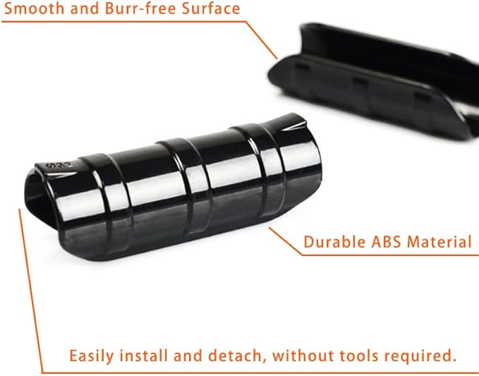 60PCS Greenhouse Clips 3/4 Inch Greenhouse Clamps Black Plastic Clamps Garden Buildings Tube Clips for PVC Pipe Greenhouse Films, Sunshade Nets, Row Covers, Shelters, Farming, Gardening