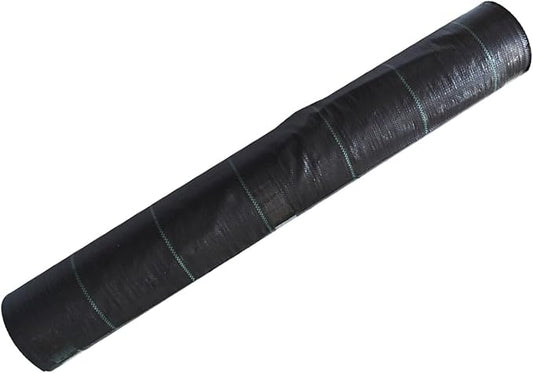 findmall 6ft x 300ft Garden Weed Barrier Fabric Multi Size Plastic Roll Cloth Water Permeable for Agricultural Planting Gardening Decorative Patio Arrangement Greenhouse Planting
