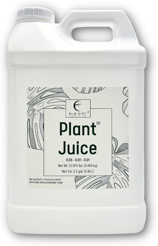 Elm Dirt Organic Fertilizer for All Plants - Liquid Plant Food Indoor & Outdoor, 2.5 Gallon