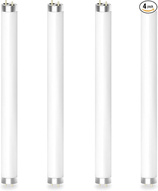 Dichroma Bug Zapper Replacement Bulb Light Tube 10W for 20W Electronic Bug Zapper, T8 Bulbs for Indoor Outdoor Mosquito Zapper Lamp (4 Pack)
