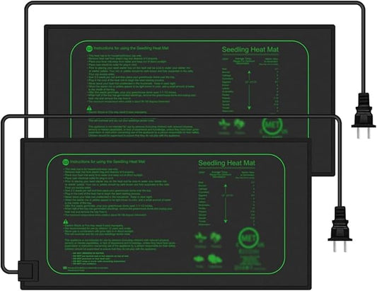 Seedling Heat Mat Plant Heating Pad for Indoor Home Gardening Seed Starting 10" x 20.75" Waterproof Heating Pad for Indoor Plants Warm Germination Heating Pad Seed Heating Pad Seed Warming Mat