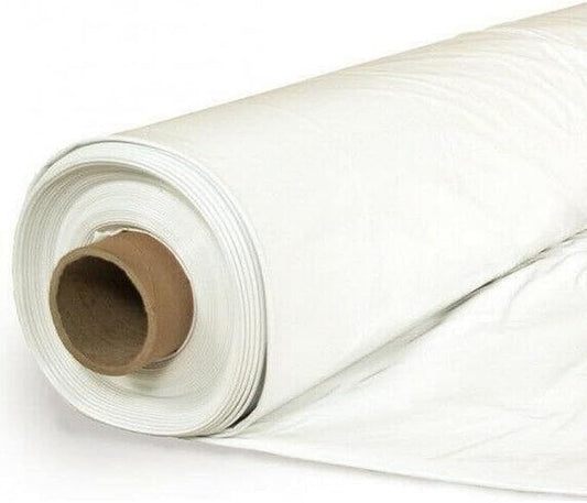 Farm Plastic Supply - White Greenhouse Plastic Sheeting - 6 mil - (50' x 50') - 4 Year UV Resistant Poly Greenhouse Film, 55% Light Transmission Hoop House Cover for Gardening, Agriculture