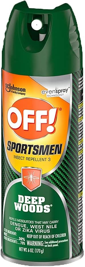 Off! Deep Woods Sportsman Insect Spray 6 Ounce (Pack of 8)