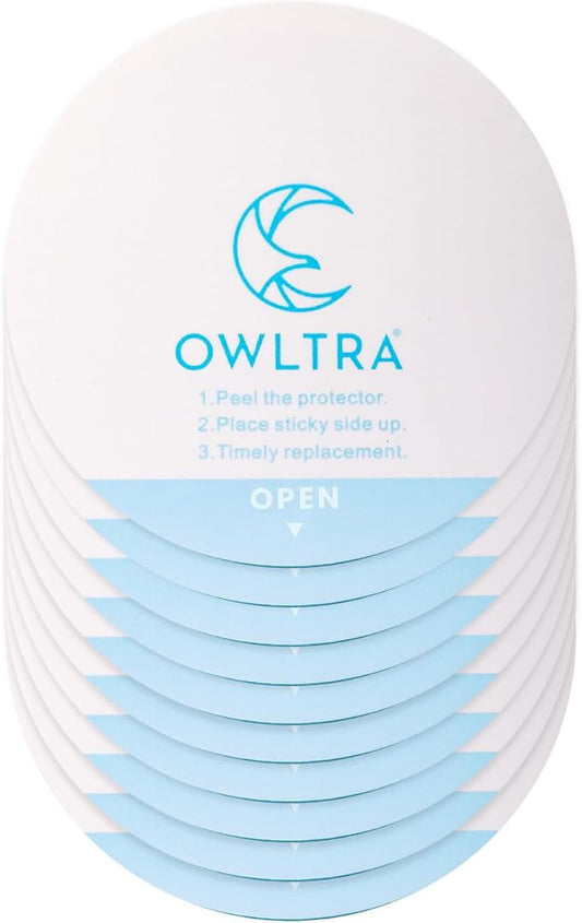 Original 10 Replacements Sticky Glue Pads Refills for OWLTRA IMT-L60 and IMT-L70 Indoor Electric Insect Trap, Catcher & Killer Lamp for Fruit Flies, Mosquitos, Moths, Gnats, and More