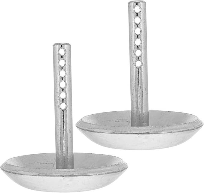 (2-Pack) 2205071 and 2208864 Replacement Snow Plow Skid Shoes - Replaces Part ATV UTV Polaris K-Plow Nos - Hardened Steel Snow Plow Non-Slip Base - with Quick-Release Cotter Pins