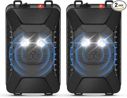 Rodent Repellent for Car Engines, 2 Pack Plug-in Rodent Repeller Ultrasonic Indoor, Battery Operated Car Mouse Repellent Under Hood, Keep Mice Rat Squirrel Out of Car, Attic, Garage, Barn