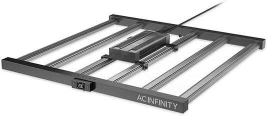 AC Infinity IONFRAME EVO6, Samsung LM301H EVO Bar LED Grow Light 4x4, 1680 Diodes, with Schedule Controller, 500W Full-Spectrum Commercial Plant Lights for Indoor Growing in Grow Rooms & Greenhouses