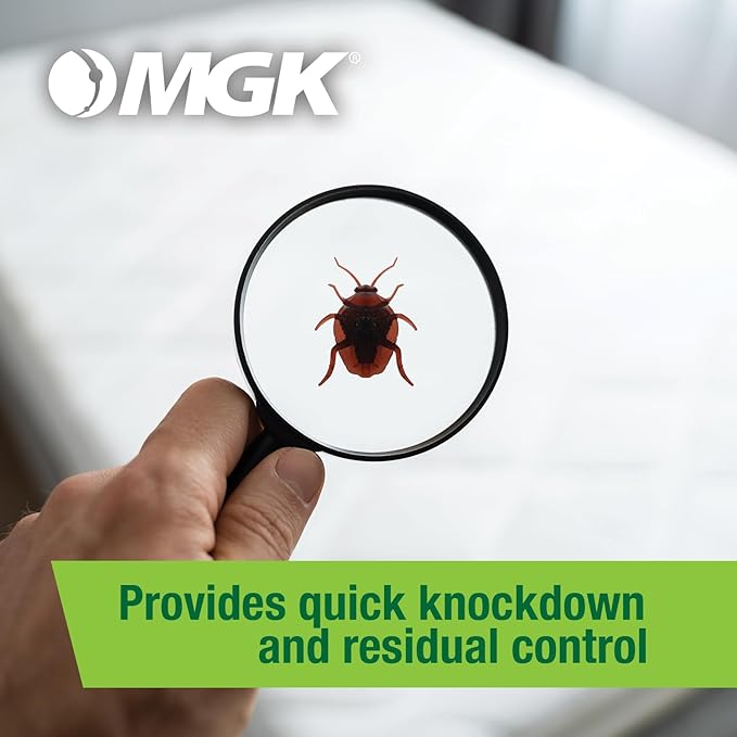 MGK Crossfire® Bed Bug Concentrate | Kills Pyrethroid-Resistant Bed Bug Strains | 13 oz | Non-Staining