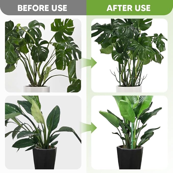 10 Pack Stackable Monstera Plant Support, Garden Plant Support Stakes for Indoor Outdoor Plants, Climbing Plant Support Structures Plant Holder Stick Moss Pole for Support Tall Potted Plants (10)