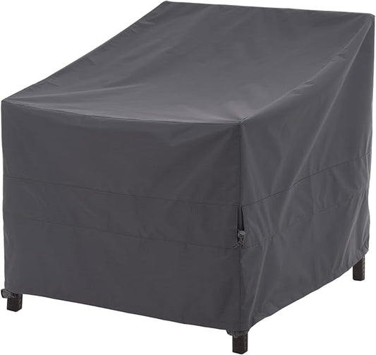 Patio Chair Covers, Outdoor furniture Cover, Heavy Duty, Waterproof Patio Chair Covers, 43W x 42D x 42H, Gray, 1-Pack