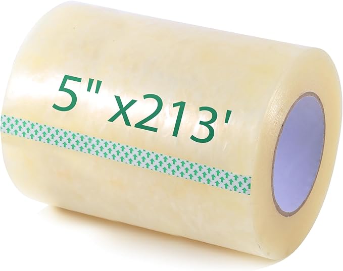 Greenhouse Repair Tape, 6.3 mil Thickness Greenhouse Plastic Tape, Clear UV Resistant Greenhouse Sheeting Coverings Film Tape(5inX213ft)