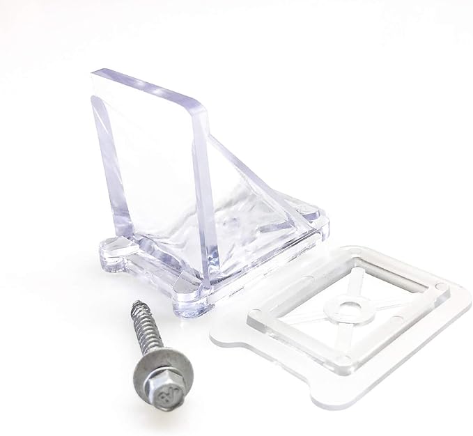 (25) Snow Guard Micro X Pole Barn Stop Snow From Sliding Off Metal Roof Roofing Gutter Guards Stoppers Stops Birds