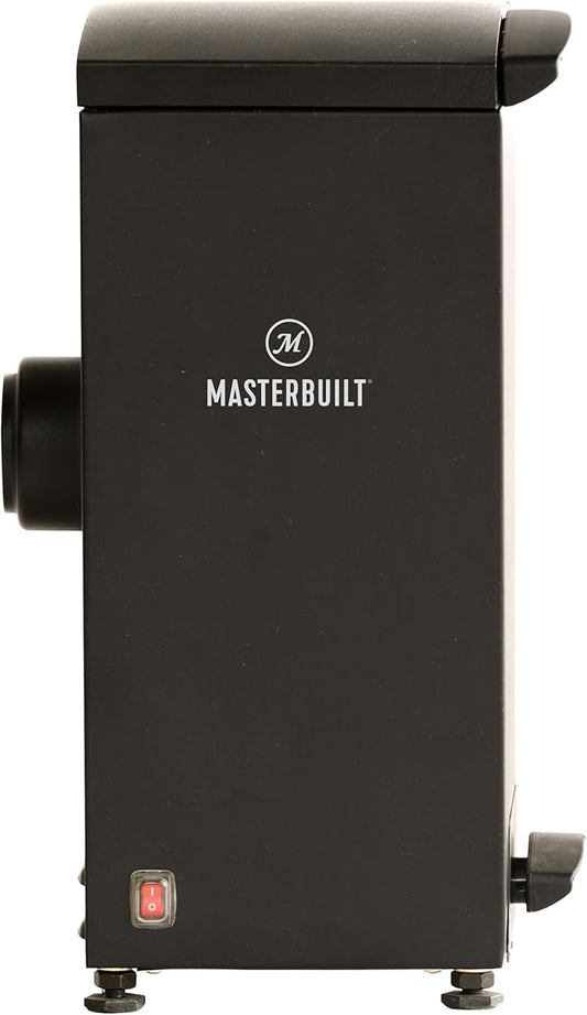 Masterbuilt® Slow and Cold Smoker Accessory Attachment With Removable Ash Tray for Masterbuilt Vertical BBQ Smokers in Black, 10" x 10" x 18", Model MB20100112
