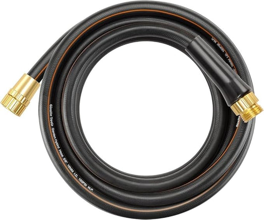 Giraffe Tools Garden Hose 2ft x 5/8", 24INCH Short Water Hose Heavy Duty, Lightweight, Flexible Hybrid Hose with Swivel Handle, Male to Female Fittings