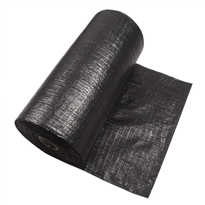 8Ft x 100Ft Garden Landscape Ground Cover Weed Barrier 3oz Heavy Duty Polyethylene Woven Weed Block Gardening Mat