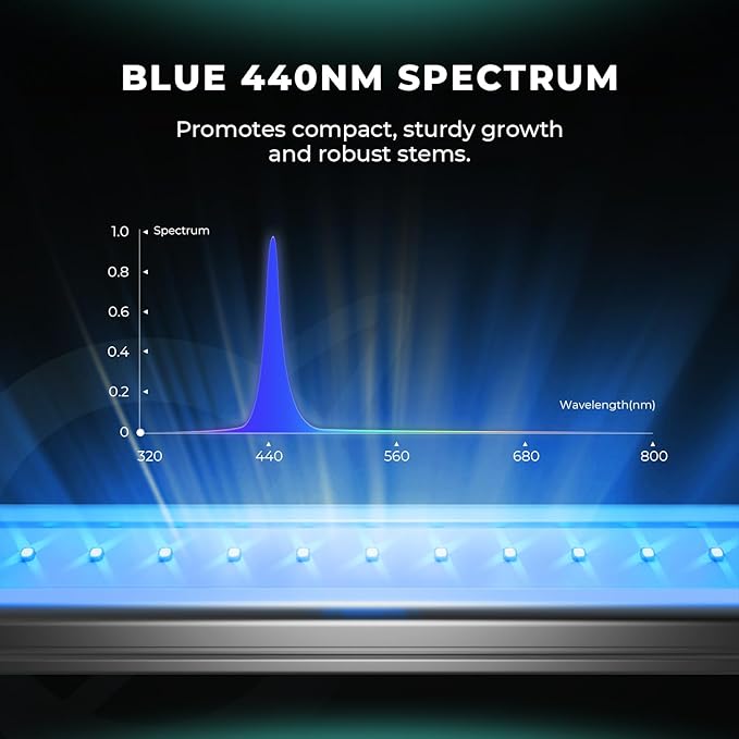 MARS HYDRO ADlite Red55&Blue55 Led Grow Lights for Increased Plants Yield, 440nm & 660nm Spectrum Grow Light 4x4 FT Coverage 55Wx2, Supplemental for FC6500/FC-E6500/FC8000/FC-E8000/FC1000W/FC-W1000W