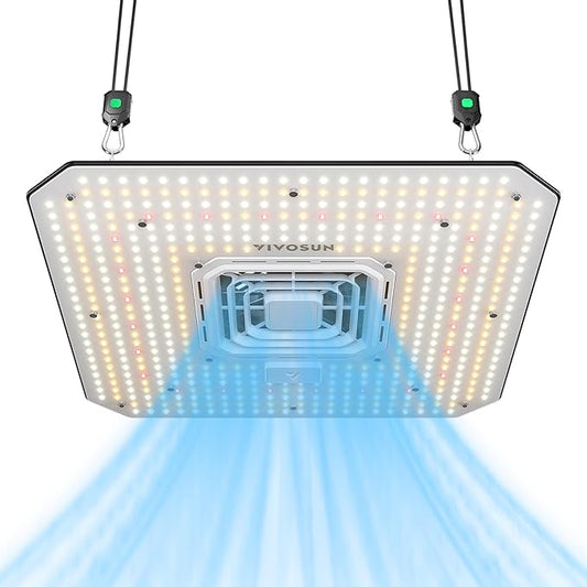 VIVOSUN AeroLight A150SE, LED Grow Light 150W with Integrated Circulation Fan, Compatible with App, Used with Growhub Controller E42A/E25 to Achieve More Functions for 2x4/3x3 Grow Tent