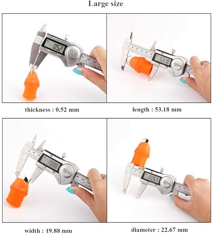 Garden Silicone Thumb Knife, Finger Knife-Plants Picking Trim Tools(L)