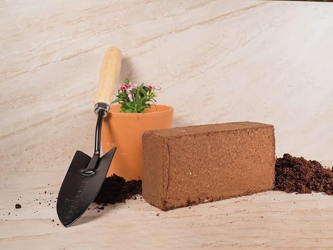 Coco Coir for Plants 1-Pack – 2.2 Gallons Compressed Coconut Coir Bricks, 1.5 lb. Bulk, Low EC, pH Balanced, Natural Coco Peat for Indoor & Outdoor Gardening, Potting Soil, Indoor Plant Soil