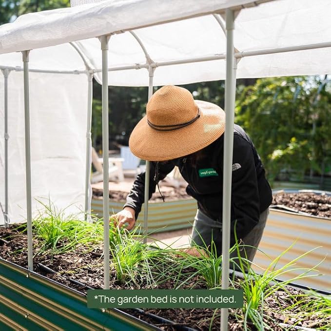 Vego garden Cover System for 3.5' x 3.5' (4 in 1) Garden Bed