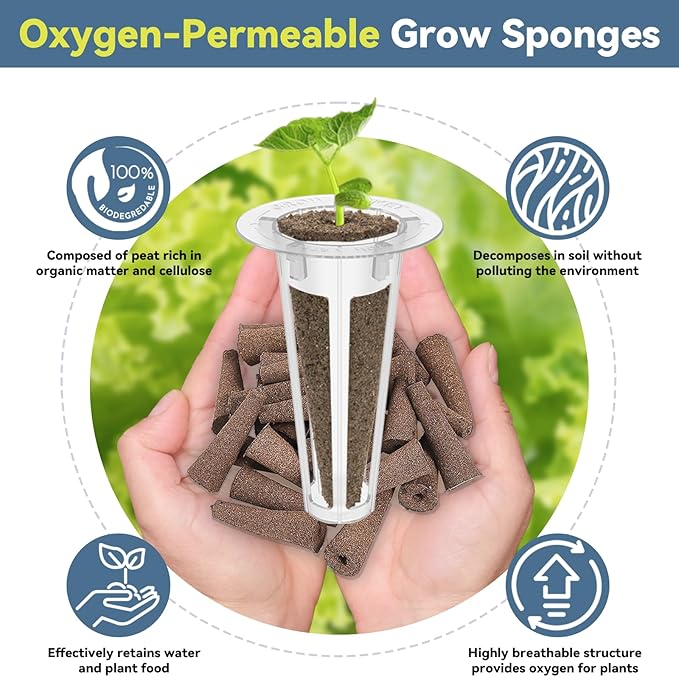 Mix Salad Seed Pods for Aerogarden, Ahopegarden, iDOO Hydroponics Growing System Indoor Herb Garden, 400+ Seeds(12-Pods)