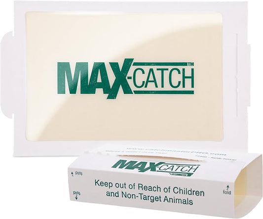 Catchmaster Max-Catch Mouse & Insect Glue Trap 36pk, Mouse Traps Indoor for Home, Sticky Pest Control Adhesive Tray for Catching Bugs, Rats & Rodents, Bulk Classic Glue Boards