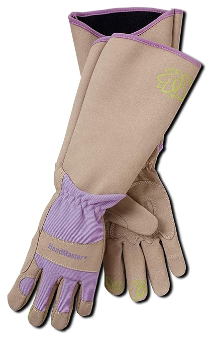 MAGID HandMaster Professional Rose Pruning Gloves, 2 Pairs, Size 7/Small, BE195T