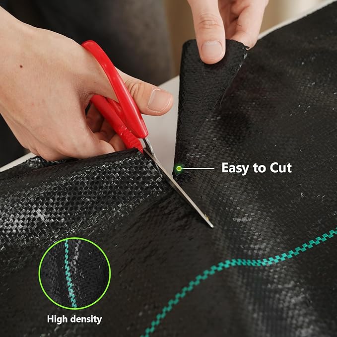 3ft×100ft Garden Weed Barrier Fabric Heavy Duty Landscape Fabric with Superior Permeability Easy Set up Weed Control Ground Cloth