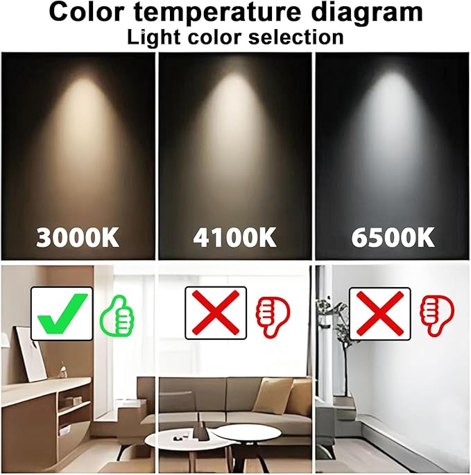 22 Inch T5 Fluorescent Light Bulb 14 Watt F14T5/WW Compatible with Sylvania Satco Philips GE Under Cabinet Lamp Light 3000K Warm White 800 Lumen G5 Base 6 Count