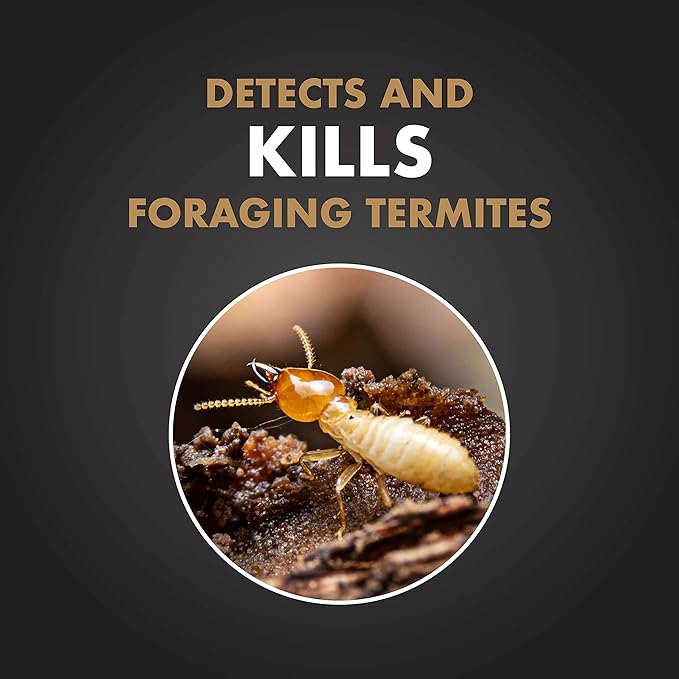 Spectracide Terminate Termite Detection & Killing Stakes2, 5 Count, Replacement Stakes With Pop-up Indicators Detect Termite Activity And Kill Foraging Termites Replacement Stakes