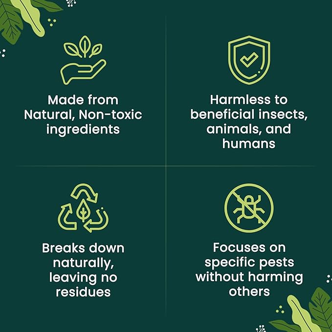 The Environmental Factor Nematodes Organic Insect Control Pot Popper, Controls Fungus Gnats, Root Aphids & Western Flower Thrips - 100% Pesticide free, 8 Infusion Bio-Pouches Per Popper