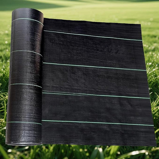 Weed Barrier Fabric Heavy Duty 3FT x 300FT - Premium Landscape Fabric for Weed Control, High Permeability for Agriculture, Gardening, Construction & Driveways
