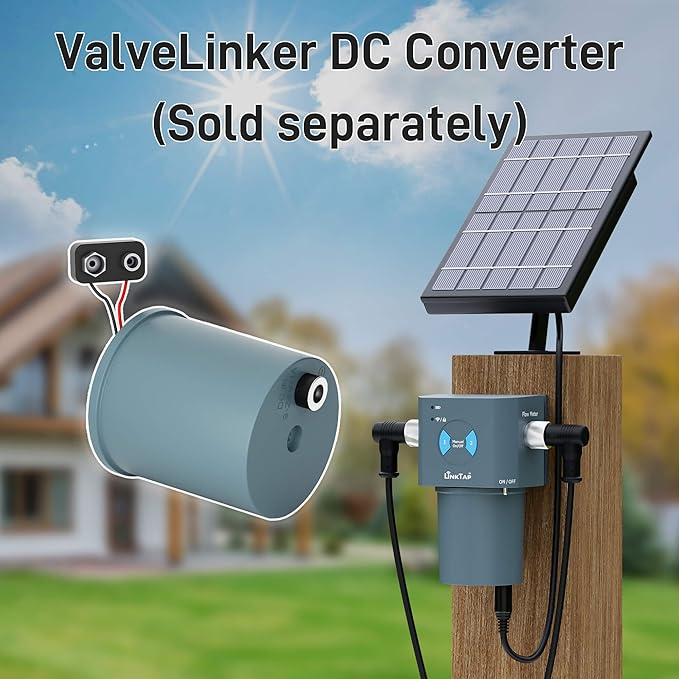 LinkTap T1 Smart 2-Zone Water Timer & Gateway, Built-in Flow Meters, Real-Time Fault Detection & Notification, Weather Adaptive, Better Range Than WiFi Hose Timer, IP66, Alexa, 2-Year Warranty