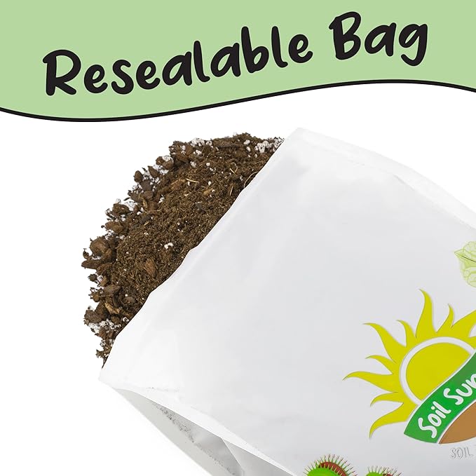 Monstera Houseplant Potting Soil Mix (8 Quarts), Custom Blend for Growing and Repotting