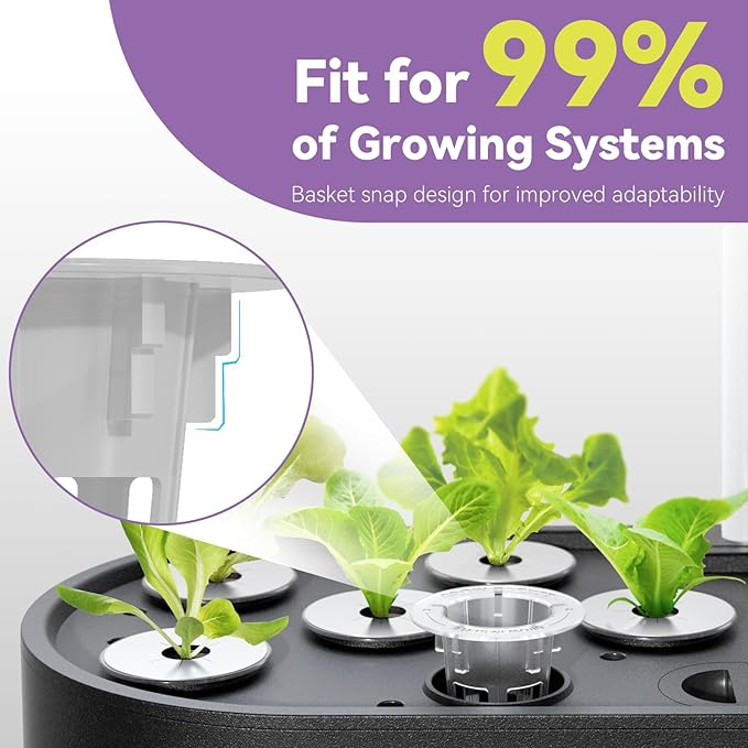 LYKOCLEAN Red Romaine Lettuce Seed Pods for AeroGarden, Ahopegarden, iDOO Hydroponics Growing System Indoor Herb Garden, 400+ Seeds(7-Pods)