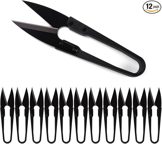 Sago Brothers Bonsai Pruning Scissors, Pruning Shears for Bud and Leaves Trimmer 12 PCS, Garden Shears for Plants, Gardening Clippers for Flower, Steel Bud and Bonsai Trimming Pruners Trimmers