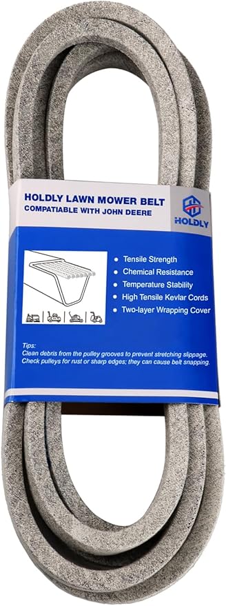 1/2 x 141 Mower Deck Belt GX21833/GX20571, Kevlar Cord Belt for John Deere D140 D150 D160 L120 L130 L145 L155 LA130 LA140 LA145 LA165,S140, S160, S170 S140 Z255 with 48 inch Deck (GX21833)
