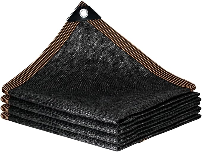 Shade Cloth - for Plants Greenhouse, 70% Sunblock Shade Sails -for Outdoor Garden Pergola Patio Lawn, Sun Protection Neting Cover for Kennel Chicken Coop Easier to Hang Plant Cover