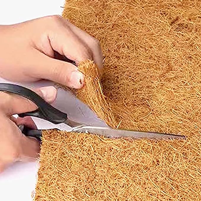 1 Rolls 32x80 Inch(80cm*200cm) Coco Liner Roll Natural Coconut Fiber mat Coconut Liners for Planter Flower Basket No-Slip Ice and Snow Carpet Mats Animal pet pad
