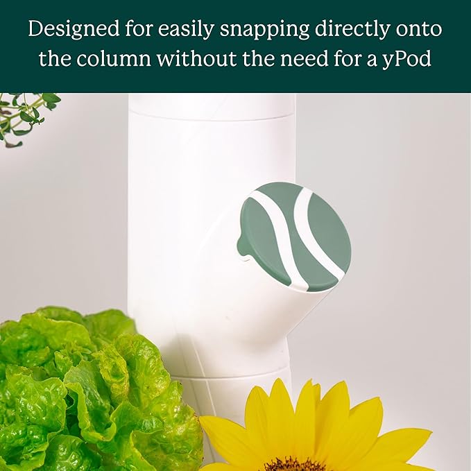 Gardyn Caps for Your Gardyn Hydroponics Growing System & Indoor Garden - Perfect Solution for a Cleaner & More Beautiful Garden - Must-Have for Growing Fewer Than 30 Plants - 5 Pack, Red Amaranth