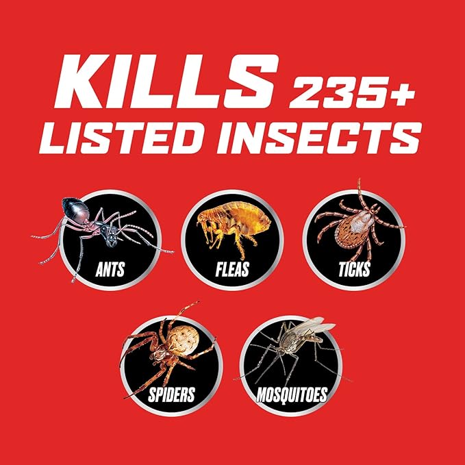 Ortho Outdoor Insect Killer Concentrate Kills Listed Ants, Spiders, Fleas & Ticks, 32 fl. oz.