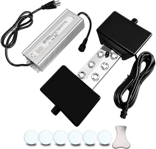 Ultrasonic Fogger 6 Head Ultrasonic Mist Maker,5000ml/H 200W Mist Maker Fogger,6 Head Ultrasonic Fogger Mist Maker,6 Head Ultrasonic Mist Maker fogger Ultrasonic Mister Fogger 6 Head Fogger