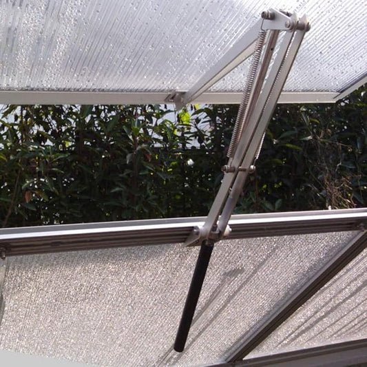 BIBISTORE Solar Heat Sensitive Automatic Greenhouse Window Opener Hothouse Vent Openers Auto Vent Kit Greenhouse Accessories-(Two Springs,Lifts 15.4 Lbs)